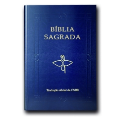 Bíblia Luxo Letra Grande - Azul
