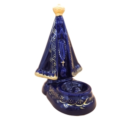 Incensário Nossa Senhora Aparecida - Azul