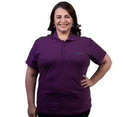 Polo Feminina Abençoada - Plus Size