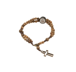 Pulseira Terço Marrom Pai das Misericórdias