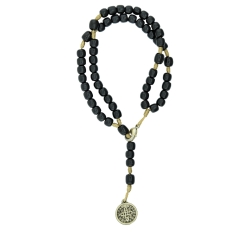 Pulseira Terço de São Bento (preta)