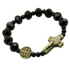 Pulseira Cristal Cruz e São Bento