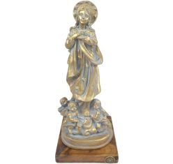Imagem Nossa Senhora Conceição - cor Ouro Oxi - 20 cm