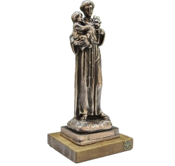 Imagem Santo Antônio - cor Bronze - 20 cm